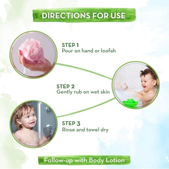 Mamaearth Agent Apple Body Wash For Kids - 300 ml | Infused with Apple Extract and Oat Protein | Gently Cleanses Skin, Dermatologically Tested, SLS/SLES and Paraben Free Mamaearth Agent Apple Body Wash For Kids - 300 ml | Infused with Apple Extract and Oat Protein | Gently Cleanses Skin, Dermatologically Tested, SLS/SLES and Paraben Free