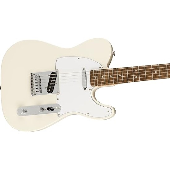 Fender Squier Affinity Tele Olympic White 0378200505 - Laurel Wood