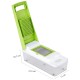 Solimo 11-in-1 Stainless Steel Multipurpose Vegetable and Fruit Chopper, Green