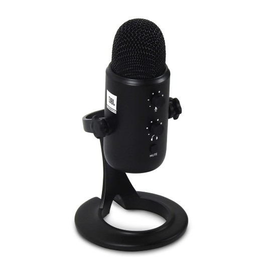 JBL Commercial CSUM10 Compact USB Microphone for Recording, Streaming and Online Calls, Black, Medium JBL Commercial CSUM10 Compact USB Microphone for Recording, Streaming and Online Calls, Black, Medium
