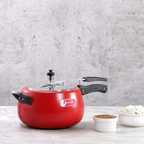 Wonderchef Regalia Pressure Cooker Inner Lid_Red_5L