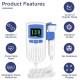 K-Life Model FD-101 Heartbeat Rate Detection Monitor with in-Built Speaker Fetal Doppler (White)