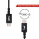 boAt Type-C A400 | Type-C to USB A 2 Mtrs USB Cable| 3A Fast Charging & 480mbps Data Transmission | Compatible for all Smartphones & Tablets (Black), 2M
