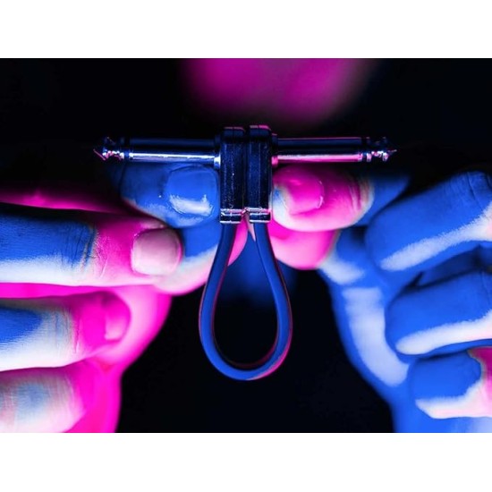 Ernieball 6387 Flat Ribbon Patch Cables Pedalboard Multi-Pack - White