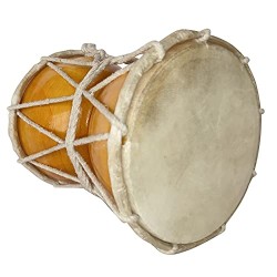 GT manufacturers Damru Damroo Percussion Indian Music Instrument Damaru Folk Bhajan Kirtan Pooja