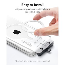 ESR Magnetic Ring 360, Compatible with MagSafe Sticker, Universal Magnetic Conversion Kit for iPhone 16/15/14/13/12/11/X Series, Galaxy Samsung and More, 2 Pack, MagSafe Accessories, White ESR Magnetic Ring 360, Compatible with MagSafe Sticker, Universal Magnetic Conversion Kit for iPhone 16/15/14/13/12/11/X Series, Galaxy Samsung and More, 2 Pack, MagSafe Accessories, White