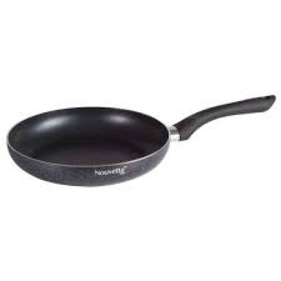 Nouvetta Andria Non-Stick Cookware Set of 5 peices(Dosa Tawa, Kadhai,Frying Pan, Glass Lid,Serving Spoon), Thickness of 3 mm, Black