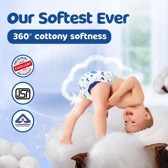 Bumtum Baby Diaper Pants, Medium Size, 72 Count, Double Layer Leakage Protection Infused With Aloe Vera, Cottony Soft High Absorb Technology (Pack of 1) Bumtum Baby Diaper Pants, Medium Size, 72 Count, Double Layer Leakage Protection Infused With Aloe Vera, Cottony Soft High Absorb Technology (Pack of 1)