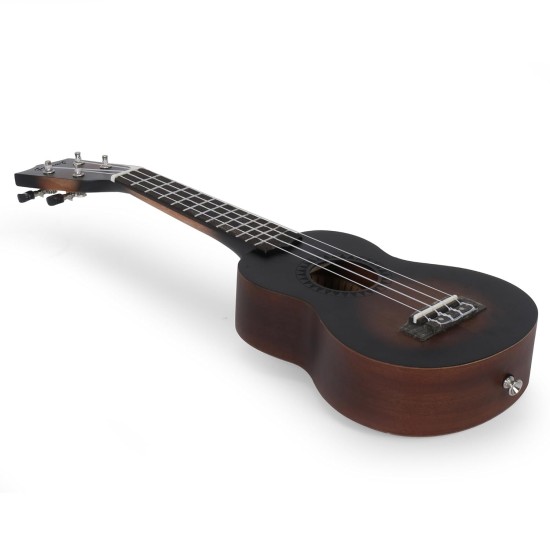 Juarez JRZ23UK/NA 23" Concert Size Ukulele Kit, AQUILA Strings, Sapele Body, Rosewood Fingerboard, Matte Finish, with Bag and Picks, Natural Brown (21 INCH, Brown Sunburst) Juarez JRZ23UK/NA 23" Concert Size Ukulele Kit, AQUILA Strings, Sapele Body, Rosewood Fingerboard, Matte Finish, with Bag and Picks, Natural Brown (21 INCH, Brown Sunburst)