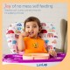 LuvLap Silicone Baby Bib for Feeding & Weaning Babies & Toddlers, Waterproof, Washable & Reusable, Non Messy Easy Cleaning, No Bad Odour, Adjustable Neckline with Buttons