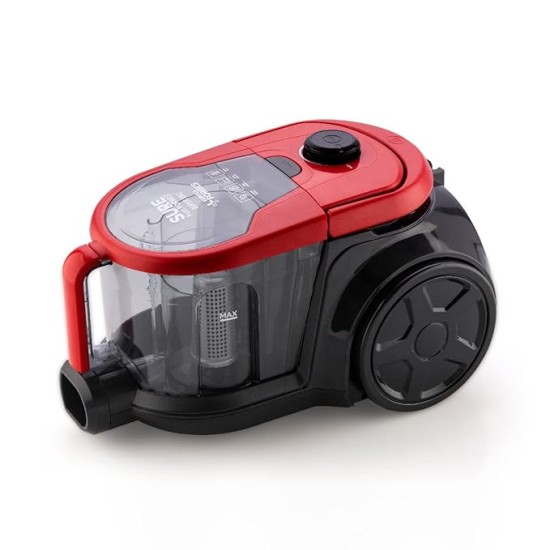 Eureka Forbes SuperVac 1600 Watts Powerful Suction,bagless Vacuum Cleaner with cyclonic Technology,7 Accessories,1 Year Warranty,Compact,Lightweight & Easy to use (Red) 1 Liter HEPA Filter 1 Piece