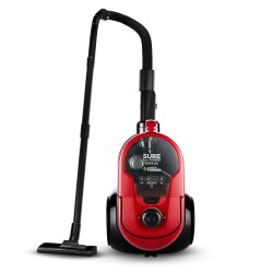 Eureka Forbes SuperVac 1600 Watts Powerful Suction,bagless Vacuum Cleaner with cyclonic Technology,7 Accessories,1 Year Warranty,Compact,Lightweight & Easy to use (Red) 1 Liter HEPA Filter 1 Piece