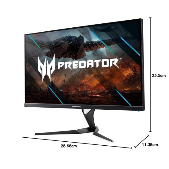 Acer Predator XB323U 32 Inch (81.28 Cm) WQHD 2560 X 1440 Pixels IPS 0.5 Ms 170Hz Nvidia G-Sync Compatible Gaming LCD Monitor with LED Back Light I Vesa Display HDR 600 I 99% Srgb I Stereo Speakers