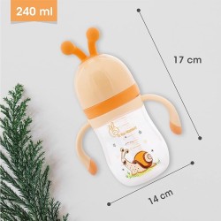 R for Rabbit Snozzy Baby Spout Sippy Cup Bottle 240 ML Soft Silicon Spout for Baby | Kids of 6 Months + R for Rabbit Snozzy Baby Spout Sippy Cup Bottle 240 ML Soft Silicon Spout for Baby | Kids of 6 Months +