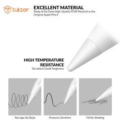 Tukzer 5-Replacement Tip Compatible with Tukzer Stylus Pen for iPad Palm Rejection, 2nd Gen Compatible for (2018-2021) iPad 6/7/8/9 Gen; iPad Pro(11/12.9") iPad Mini (5,2021) iPad Air 3rd Gen(TZ-TIP1) Tukzer 5-Replacement Tip Compatible with Tukzer Stylus Pen for iPad Palm Rejection, 2nd Gen Compatible for (2018-2021) iPad 6/7/8/9 Gen; iPad Pro(11/12.9") iPad Mini (5,2021) iPad Air 3rd Gen(TZ-TIP1)