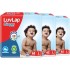 LuvLap Pant Style Baby Diapers, Large (LG) For babies of 9 to 14Kg, Pack of 3 (62 Pants x 3 = 186 Pants),with Aloe Vera Lotion for rash protection, with upto 12hr protection, Diapers