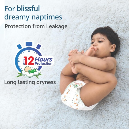 LuvLap Pant Style Baby Diapers, Small (S), 78 Count, For babies of Upto 4-8Kg with Aloe Vera Lotion for rash protection, with upto 12hr protection, Diapers