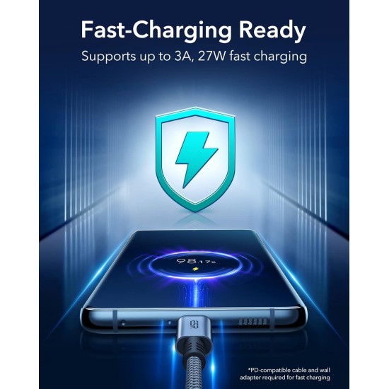 ESR USB Type C Headphone Adapter, 2-in-1 USB C to 3.5 mm Headphone Jack Adapter with PD Fast Charging, Portable Design, Compatible with Galaxy S22/S21/S20/Note20, iPad 10/Air 5/Mini 6/Pro ESR USB Type C Headphone Adapter, 2-in-1 USB C to 3.5 mm Headphone Jack Adapter with PD Fast Charging, Portable Design, Compatible with Galaxy S22/S21/S20/Note20, iPad 10/Air 5/Mini 6/Pro