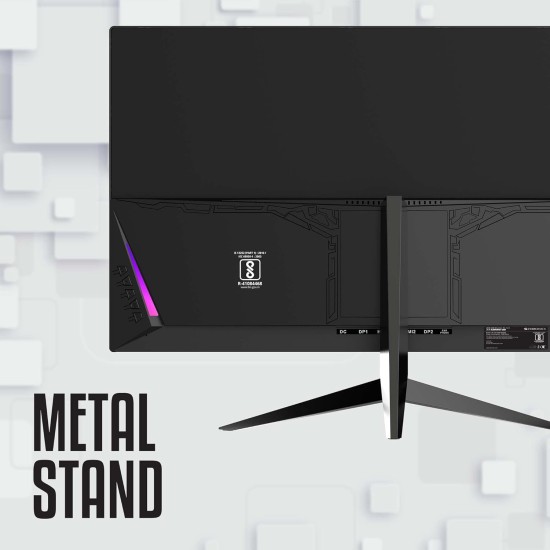 Zebronics Zeb-A28Uhd 4K UHD 3840 X 2160 Pixels, 28 Inch (71.7 Cm) Monitor with 2X Dp Input, Dual Hdmi, 300Cd/M Sq, 1.07B Color, Built-in Speaker, Earphone Jack, 16:9 Ratio and Wall Mountable (Black)