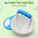 LuvLap Baby Food Grinding Cum Feeding Bowl, Portable Baby Food Masher & Serving Bowl for Baby weaning Food Preparation (Pack of 1 Set,White & Blue)