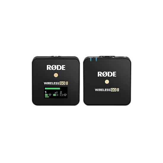 Rode Wireless GO II Single Channel Wireless Microphone System, Black Rode Wireless GO II Single Channel Wireless Microphone System, Black