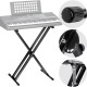 TECHTEST Adjustable Piano Stand X Type Adjustable Keyboard Stand Dual Braced Support Legs with Locking Straps
