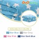 OYO BABY New Born Super Soft Baby Blanket for Baby (100cm x 75cm, Star Blue, Fleece, Lightweight) All Season | 0-24 Months | Sleeping Bag | Nursing Baby Gifts