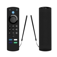 ETUZI Silicone Remote Cover Compatible for Fire TV Stick (3rd Gen, 2021) with All-New Alexa Voice Remote Case (Remote Not Included) (Black) ETUZI Silicone Remote Cover Compatible for Fire TV Stick (3rd Gen, 2021) with All-New Alexa Voice Remote Case (Remote Not Included) (Black)