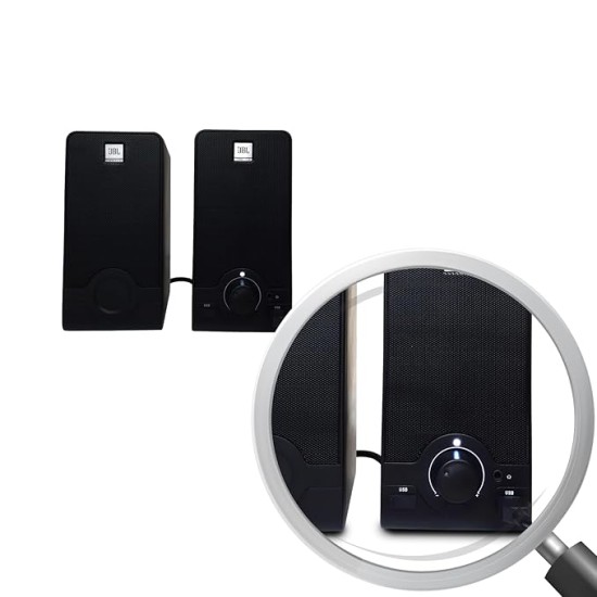 WFH100 USB Mic & Speaker Bundle for Content Creation, Online Classes, Online Workshops, Black