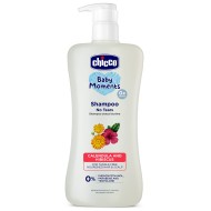 Chicco Baby Moments Shampoo for Tear-Free Bath times, Natural Ingredients, Suitable for baby’s tangle Free, smooth hair, No Phenoxyethanol and Parabens (500ml)