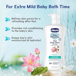 Chicco Baby Moments Mild Body Wash Refresh, New Advanced Formula With Natural Ingredients, No Tears & Soap-Free, Mild Formula For Babys Body Wash, No Phenoxyethanol And Parabens (500Ml) Chicco Baby Moments Mild Body Wash Refresh, New Advanced Formula With Natural Ingredients, No Tears & Soap-Free, Mild Formula For Babys Body Wash, No Phenoxyethanol And Parabens (500Ml)