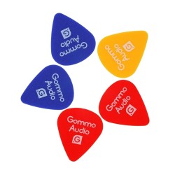 Gamma Audio Guitar Plectrums Pick Set Triangle Guitar Finger Pick|Multicolor |Pack of 3