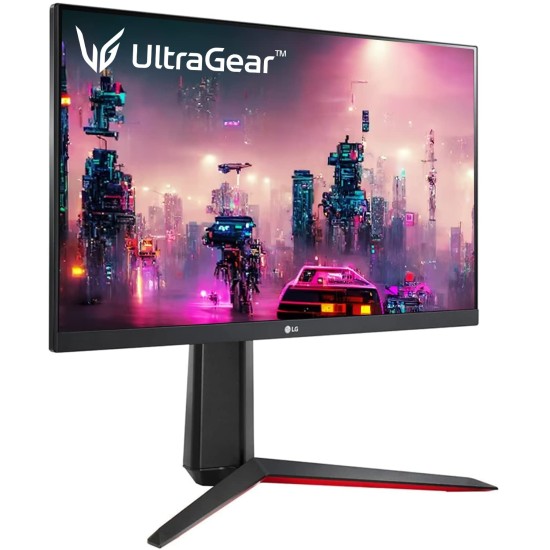 LG 24Gn650 Ultragear Gaming 24 Inch (60 Cm) LCD 1920 x 1080 Pixels IPS Full Hd - 144Hz, 1Ms, G-Sync Compatible, Freesync Premium, Srgb 99%, Hdmi X 2, Display Port, HP Out, HDR 10 (Black)