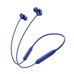 OnePlus Bullets Bluetooth Wireless in Ear Z2 Earphones with Mic, Bombastic Bass, 12.4 mm Drivers, 10 Mins Charge, 20 Hrs Music, 30 Hrs Battery Life, IP55 Dust & Water Resistant (Beam Blue)