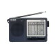 Tecsun R-9012 AM/FM/SW 12 Bands Shortwave Portable Radio for Home Receiver Gray Tecsun R-9012 AM/FM/SW 12 Bands Shortwave Portable Radio for Home Receiver Gray