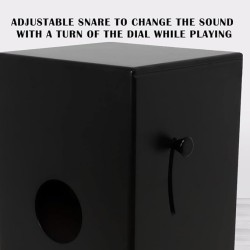 Clapbox Adjustable Snare Cajon CB50 - Oak Wood, (H:50 W:30 L:30) - 3 Internal Snares Clapbox Adjustable Snare Cajon CB50 - Oak Wood, (H:50 W:30 L:30) - 3 Internal Snares