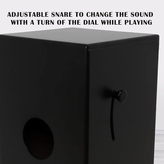 Clapbox Adjustable Snare Cajon CB50 - Oak Wood, (H:50 W:30 L:30) - 3 Internal Snares
