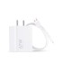 Mi Xiaomi Original 67W Fast Charger Combo/Rapid Charging with Qualcomm Quick Charge 3.0. Includes USB Type-C 6A Fast Charge Cable. Compatable with mobiles, laptops, and Power Banks (White)
