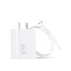 Mi Xiaomi Original 67W Fast Charger Combo/Rapid Charging with Qualcomm Quick Charge 3.0. Includes USB Type-C 6A Fast Charge Cable. Compatable with mobiles, laptops, and Power Banks (White)