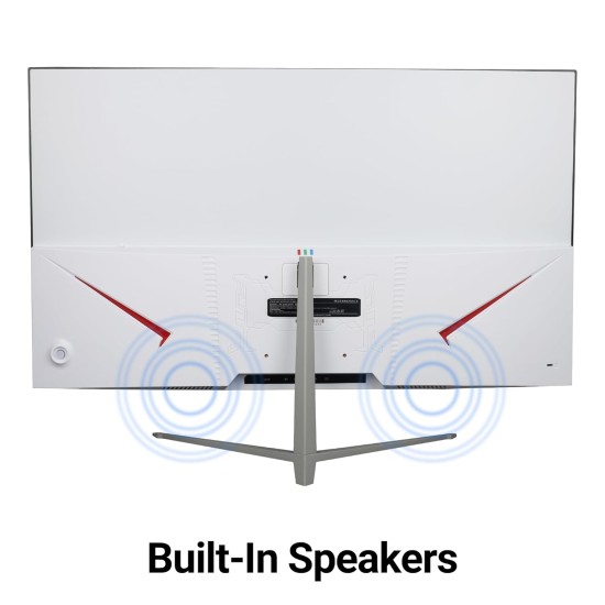 ZEBRONICS AC32FHD LED Monitor, 32 inch (81.28cm), 250 nits, 75hz, 1800R Curved wide screen, FHD, 1080p, Wall Mountable, VGA, HDMI, Ultra Slim Bezel, Metal stand, Built-in Speakers ZEBRONICS AC32FHD LED Monitor, 32 inch (81.28cm), 250 nits, 75hz, 1800R Curved wide screen, FHD, 1080p, Wall Mountable, VGA, HDMI, Ultra Slim Bezel, Metal stand, Built-in Speakers