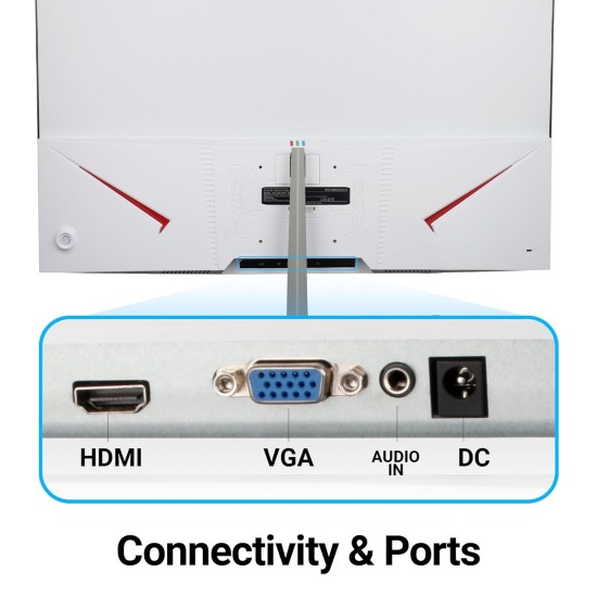 ZEBRONICS AC32FHD LED Monitor, 32 inch (81.28cm), 250 nits, 75hz, 1800R Curved wide screen, FHD, 1080p, Wall Mountable, VGA, HDMI, Ultra Slim Bezel, Metal stand, Built-in Speakers ZEBRONICS AC32FHD LED Monitor, 32 inch (81.28cm), 250 nits, 75hz, 1800R Curved wide screen, FHD, 1080p, Wall Mountable, VGA, HDMI, Ultra Slim Bezel, Metal stand, Built-in Speakers