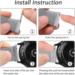 Techvor 22mm Stainless Steel Adjustable Magnetic Strap Band Compatible for Realme Watch S/Realme Watch S Pro (Black) Techvor 22mm Stainless Steel Adjustable Magnetic Strap Band Compatible for Realme Watch S/Realme Watch S Pro (Black)