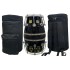 GT Manufacture Professional Dholak with Glassy Black Finish With Multi Feature Bag