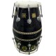 GT Manufacture Professional Dholak with Glassy Black Finish With Multi Feature Bag