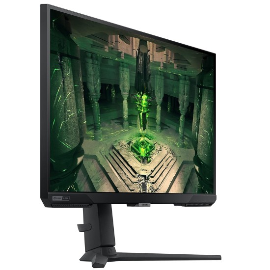 Samsung 27-inch(68.4cm) FHD, IPS Gaming, 240Hz, 1ms Flat Monitor, 1920 x 1080 Pixels, Height Adjustable Stand, HDR10, Nvidia G-Sync Compatible, Ultrawide Game View (LS27BG400EWXXL, Black)