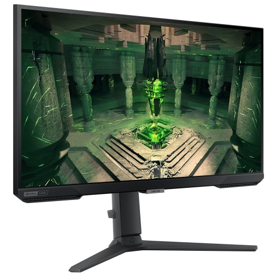 Samsung 27-inch(68.4cm) FHD, IPS Gaming, 240Hz, 1ms Flat Monitor, 1920 x 1080 Pixels, Height Adjustable Stand, HDR10, Nvidia G-Sync Compatible, Ultrawide Game View (LS27BG400EWXXL, Black)