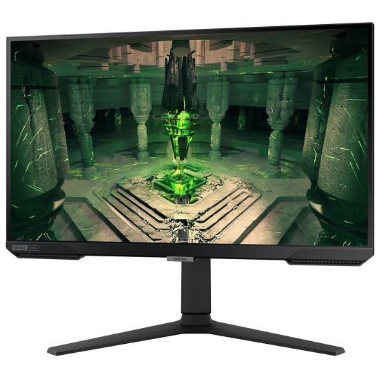 Samsung 27-inch(68.4cm) FHD, IPS Gaming, 240Hz, 1ms Flat Monitor, 1920 x 1080 Pixels, Height Adjustable Stand, HDR10, Nvidia G-Sync Compatible, Ultrawide Game View (LS27BG400EWXXL, Black)