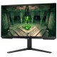 Samsung 27-inch(68.4cm) FHD, IPS Gaming, 240Hz, 1ms Flat Monitor, 1920 x 1080 Pixels, Height Adjustable Stand, HDR10, Nvidia G-Sync Compatible, Ultrawide Game View (LS27BG400EWXXL, Black)