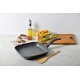 Bergner Orion NonStick 28 cm Grill Pan/Griddle, 100% Recyclable, for Low Oil Tikkas/Kebabs/Sandwiches/Stovetop Babeque, Textured Soft Touch Handle, Granite Finish, Induction & Gas Ready