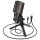 Audio Array AM-C6 USB Plug & Play Condenser Microphone Kit | with pop-Filter & Shock Mount | 3.5 mm No Latency Monitoring, Volume Control & Mute Button | Gaming, Podcasting & Streaming